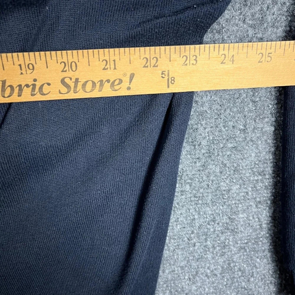 Lacoste V-Neck Sweater Mens 7 XXL Navy‎ Blue 100% Cotton F5178 Pullover Logo